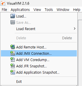 File > Add JMX Connection